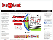 Tablet Screenshot of onestopanime.com